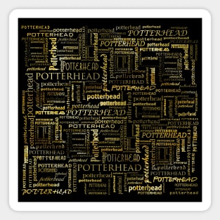 Potterhead pattern / texture (liquid gold) - gift idea Magnet